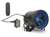 TerraBloom 6" EC Duct Fan with Remote Speed Controller, 288 CFM, 36W - TerraBloom