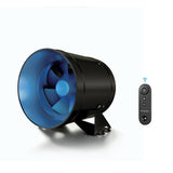 TerraBloom 6" EC Duct Fan with Remote Speed Controller, 288 CFM, 36W - TerraBloom