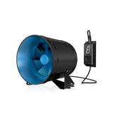 TerraBloom 6" EC Inline Duct Fan with Variable Speed Controller, ECMF-150, 288 CFM, 36W - TerraBloom