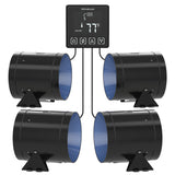 TerraBloom Programmable Thermostat Speed Controller with Temperature Probe For ECMF Series Fans - TerraBloom