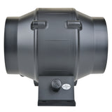 TerraBloom 4" EC Inline Duct Fan with Speed Controller, ECMF-100-V2, 141 CFM,18W, IP 68 Waterproof Rating