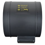 TerraBloom 8" EC Inline Duct Fan with Speed Controller, ECMF-200-583 CFM, 73W, IP 68 Waterproof Rating