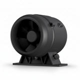 TerraBloom 4" EC Inline Duct Fan with Speed Controller, ECMF-100-V2, 141 CFM,18W, IP 68 Waterproof Rating