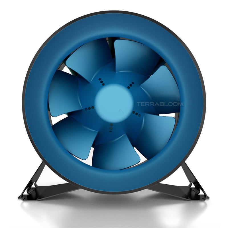 [2019 model] TerraBloom 10" Inline Duct Fan, ECMF-250-R, 946 CFM, 126W - TerraBloom