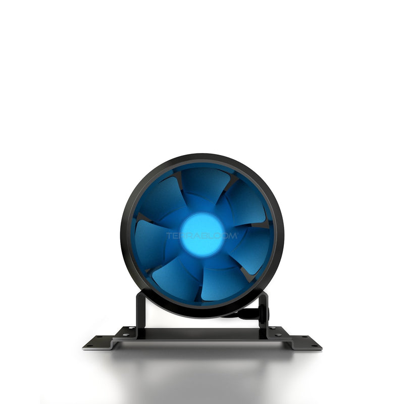 [2019 Model] TerraBloom 4" Inline Duct Fan, ECMF-100-R, 160 CFM, 18W - TerraBloom