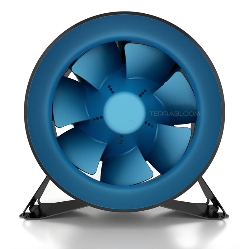 [Refurbished] TerraBloom 10" Inline Duct Fan, ECMF-250, 946 CFM, 126W - TerraBloom
