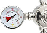 [Refurbished] TerraBloom Dual Stage Beer Keg CO2 Pressure Regulator For 2 Simultaneous Keg Connections - TerraBloom