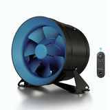 TerraBloom 10" EC Duct Fan with Remote Speed Controlled, 946 CFM, 126W - TerraBloom