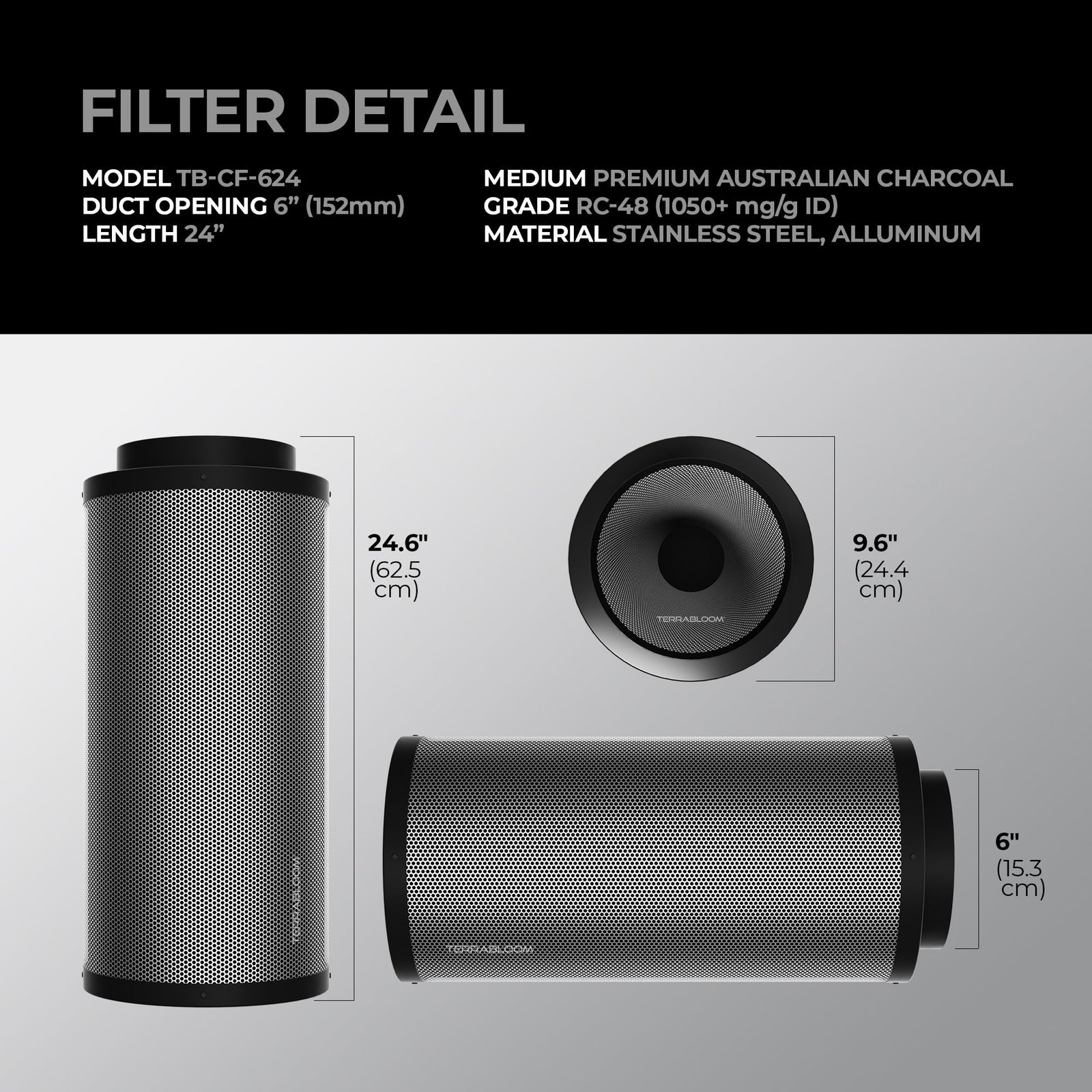 6 carbon air filter hotsell