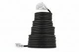 TerraBloom Outdoor Extension Cord 100 FT Rubber 10/3 SJEOW Triple Outlet Heavy Duty Green Wire Flexible TPE Cold Weather Jacket Lighted End UL Listed - TerraBloom