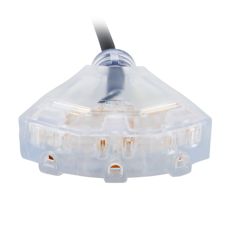 thumbnail image 2 of Watt's Wire 25' Lighted Heavy Duty 14/3 SJTW Extension Cord – 3 Outlets, Indoor/Outdoor 2 of 6